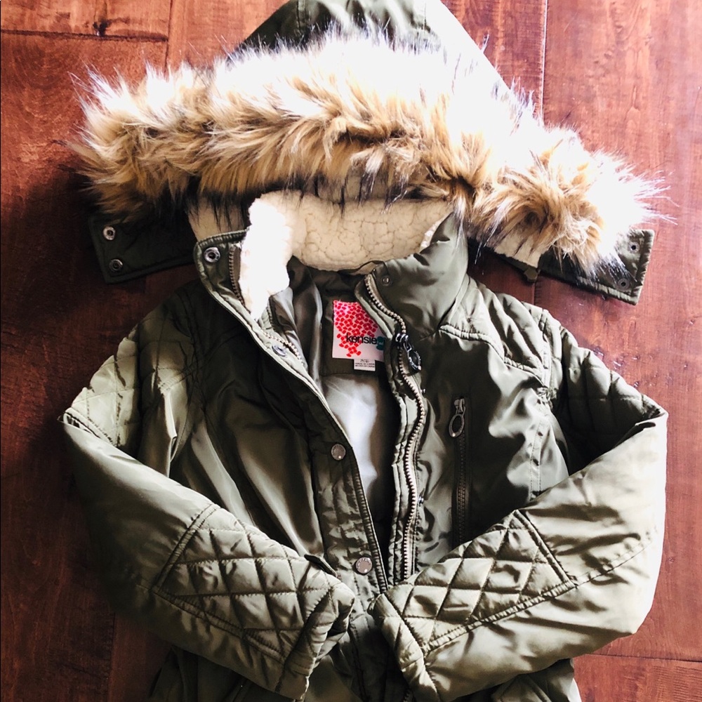 Girls Norsdstrom “Kensie Girl” Rain Jacket
